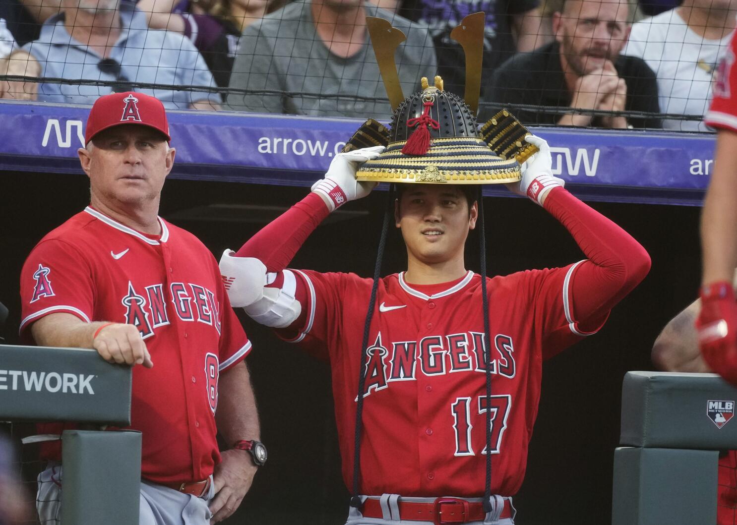 Ohtani hits MLB-best 25th homer, goes back-to-back with Trout, but Díaz  rallies Rockies past Angels - The San Diego Union-Tribune