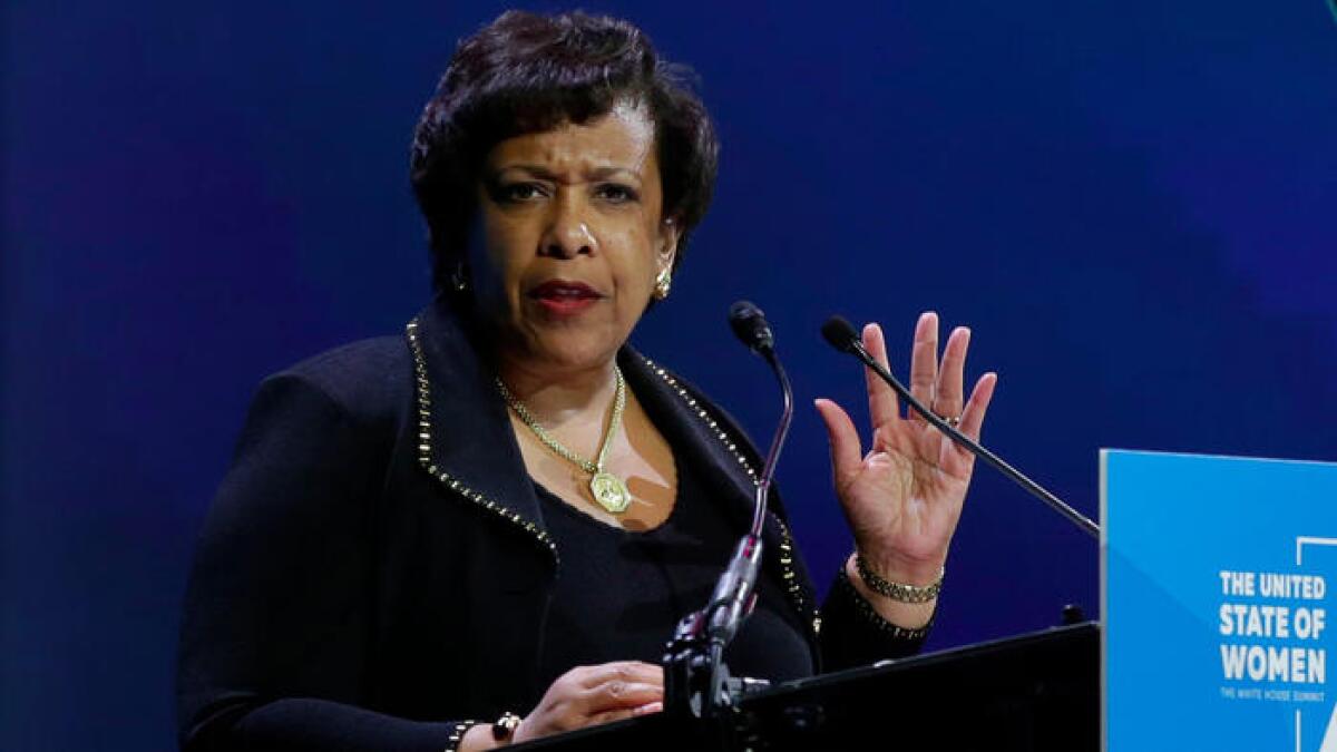 Atty. Gen. Loretta Lynch