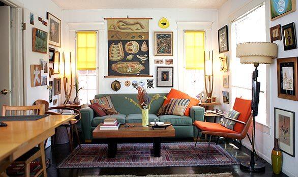 If you like the easygoing, mix-and-match quality of 'Modern Vintage Style,' you may like this L.A. Times home profile.