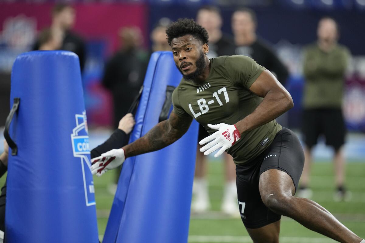 At NFL combine, college experience seen as a winning play - The San Diego  Union-Tribune