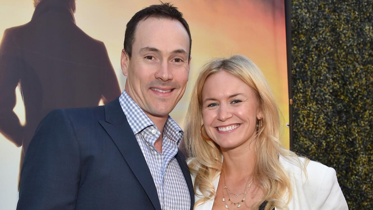 Chris Klein and his wife, Laina Rose Thyfault, are having a baby.