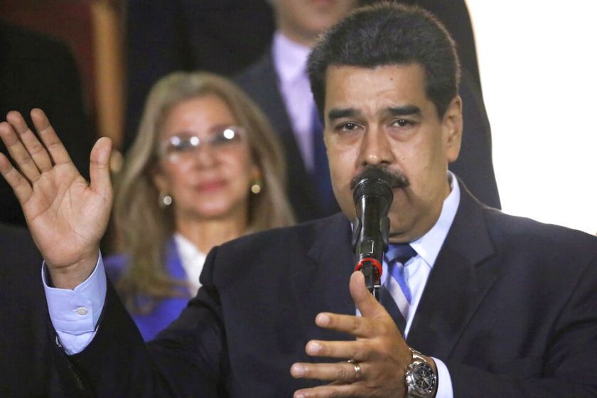 A U.S. executive order cited Venezuelan President Nicolas Maduro's continued "usurpation of power" and human rights abuses by security forces loyal to him.