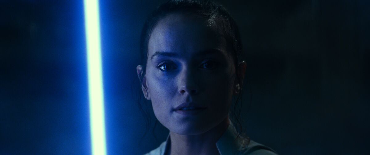 Rey in "Star Wars: The Rise of Skywalker"