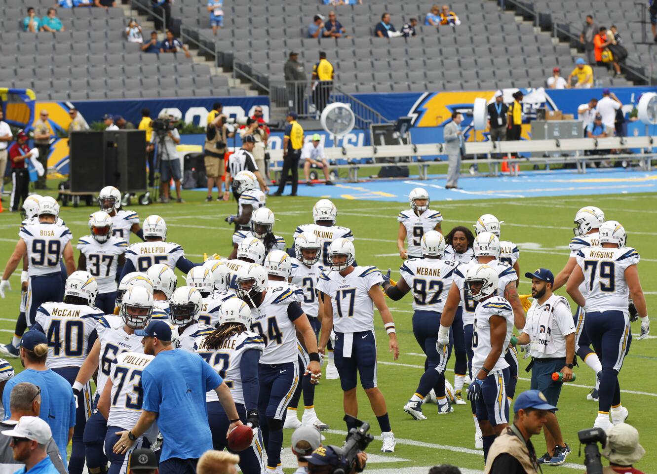 First home game for new L.A. Chargers