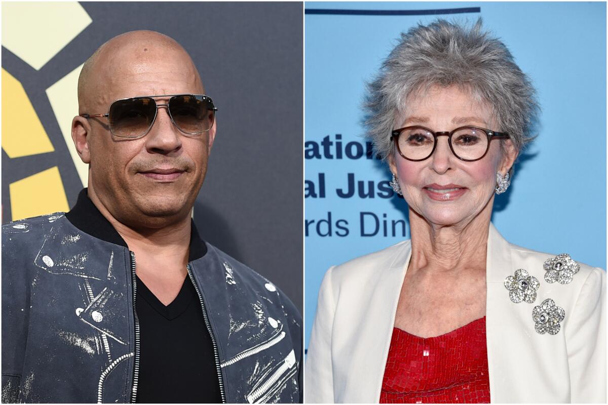 Rita Moreno 'tickled' to join Vin Diesel in 'Fast X' movie - Los Angeles  Times