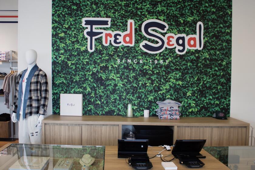The Fred Segal store in Santa Monica.