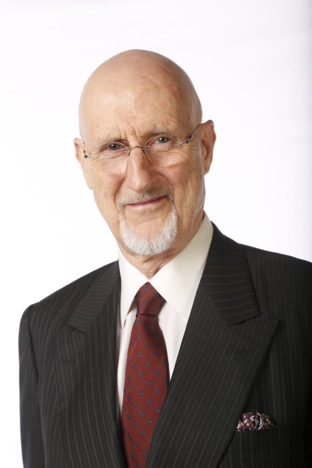 James Cromwell, nominated for outstanding supporting actor in a miniseries or movie, at the L.A. Times photo booth at the 65th Annual Primetime Emmy Awards actors dinner on Friday.