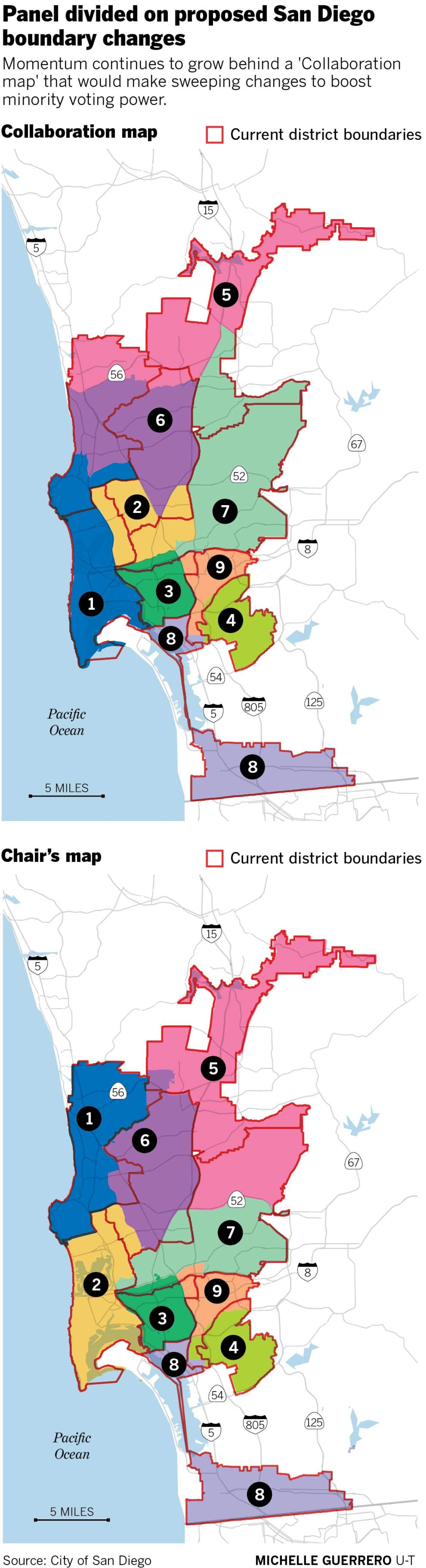 Panel divided on proposed San Diego boundary changes