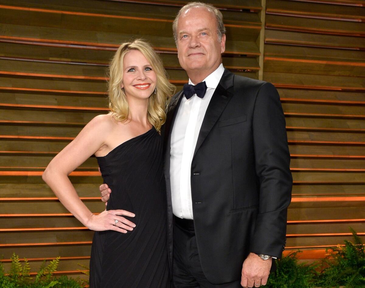 Kelsey Grammer, right, is reportedly expecting his sixth child. It'll be his second with his fourth wife, Kayte Walsh.