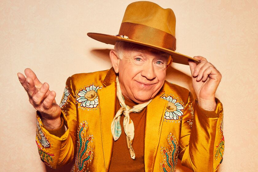 A photograph of Leslie Jordan for his album "Company's Comin'."Credit: Miller Mobley