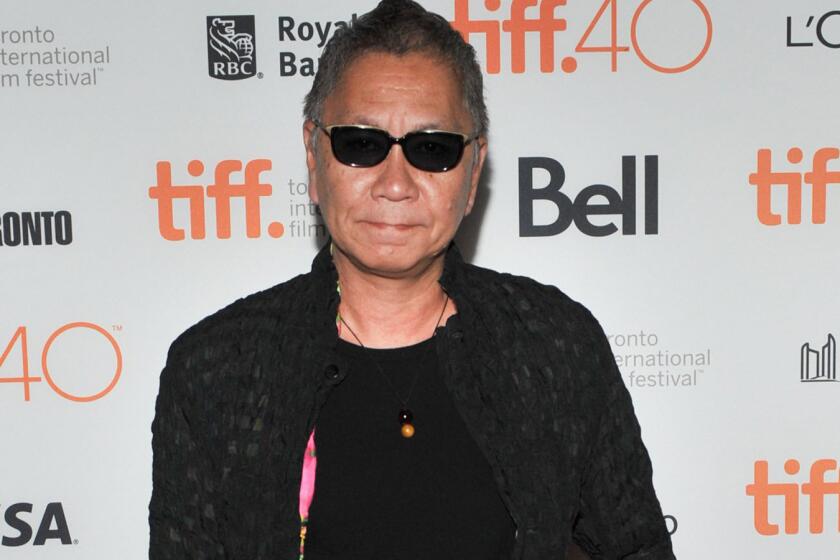 Takashi Miike attends the "Yakuza Apocalypse" screening at Ryerson Theatre on September 18, 2015 in Toronto, Canada.