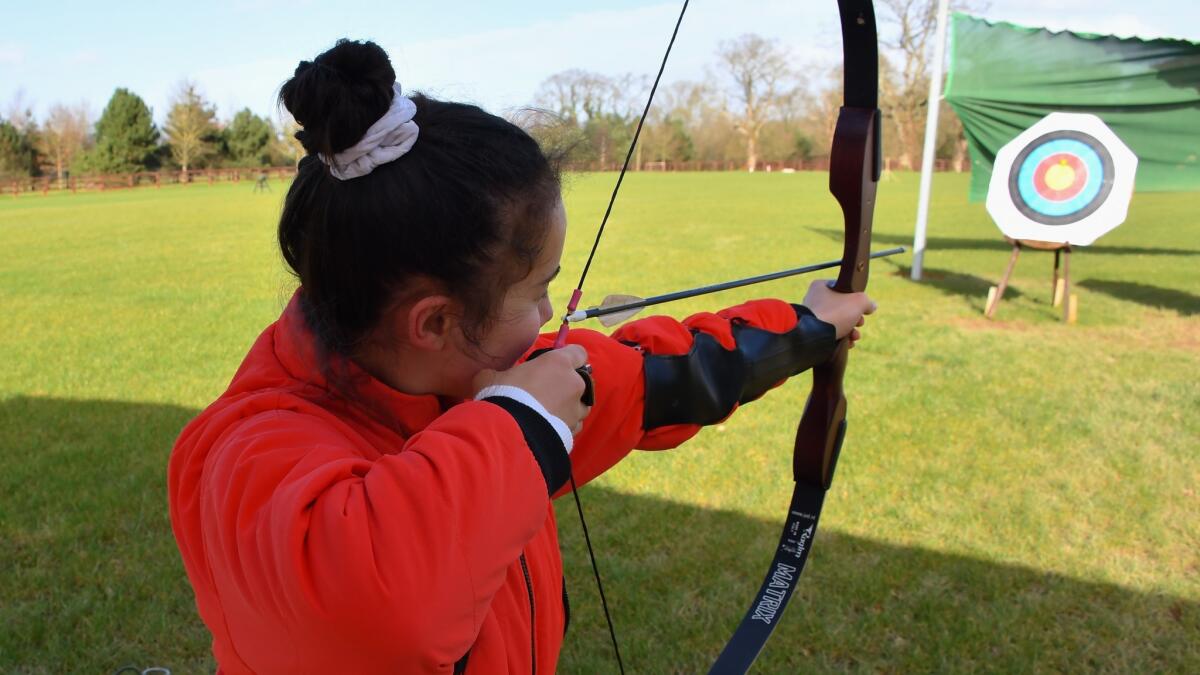 Sasha takes aim at Adare Manor, a luxurious old estate in County Limerick, is now a fancy hotel with archery on its activity list.