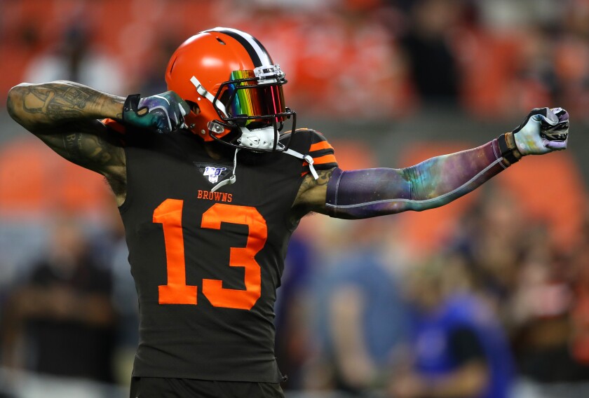 Cleveland Browns wide receiver Odell Beckham Jr.