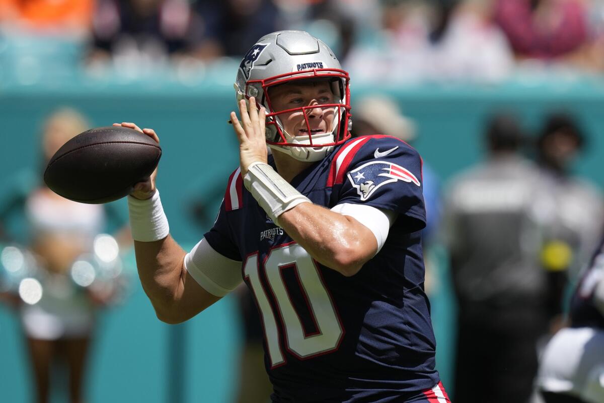 Patriots quarterback Mac Jones misses practice with illness - The San Diego  Union-Tribune