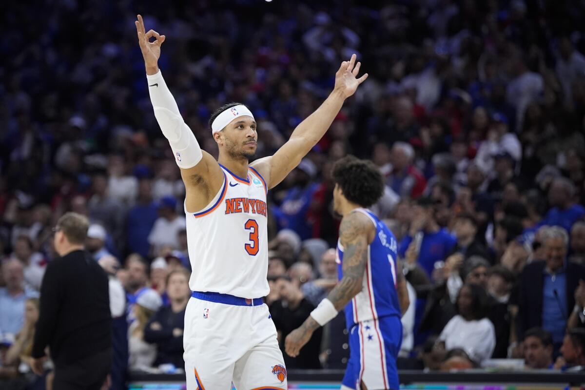 Josh Hart, de los Knicks de Nueva York 