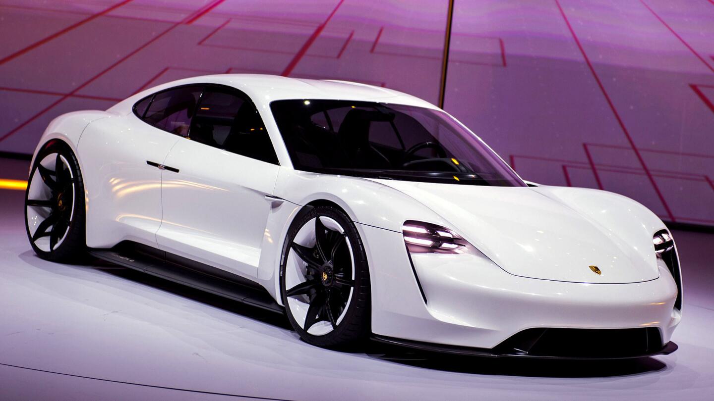 Porsche Mission E electric concept car