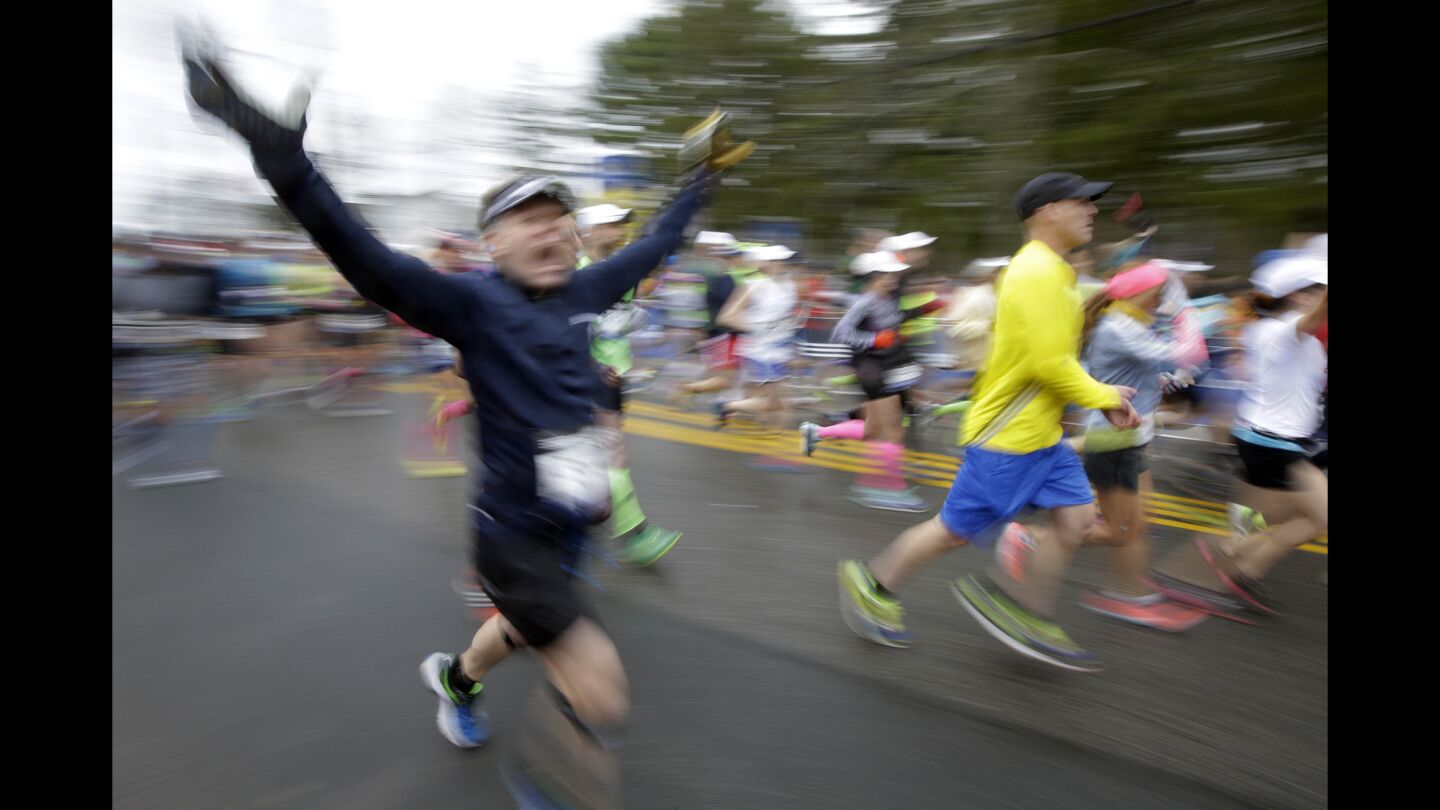 Photos Boston Marathon Los Angeles Times