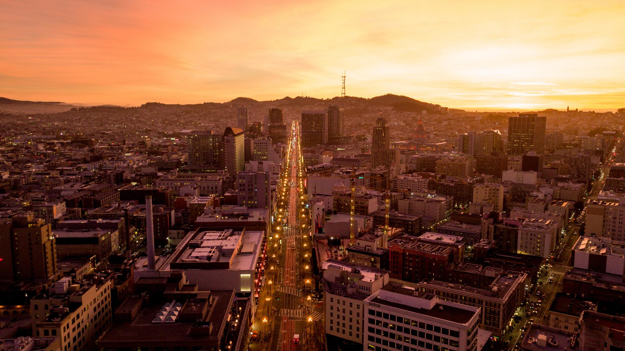 Market Street in San Francisco