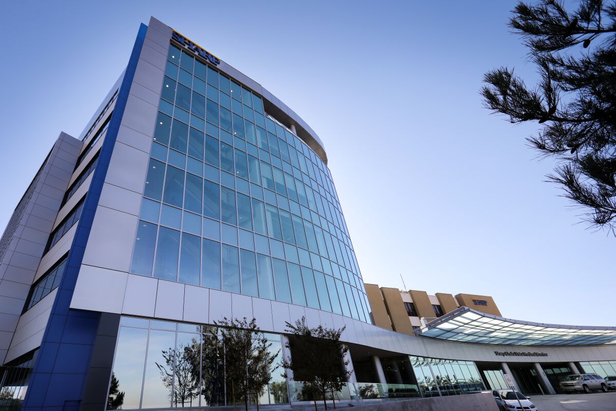 The Ocean View Tower at the Sharp Chula Vista Medical Center.