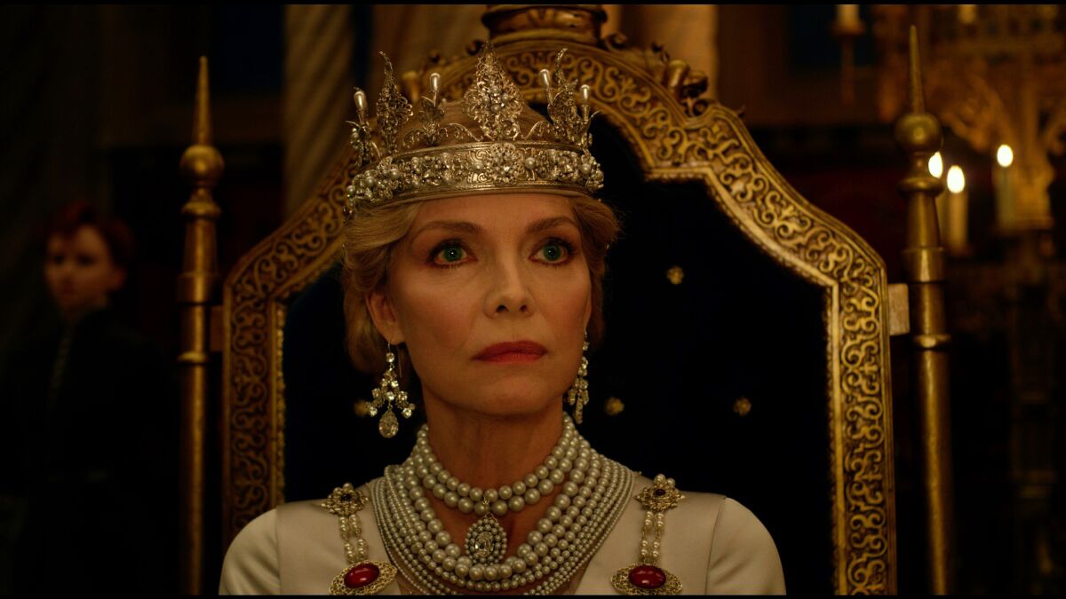 Michelle Pfeiffer in the movie "Maleficent: Mistress of Evil."