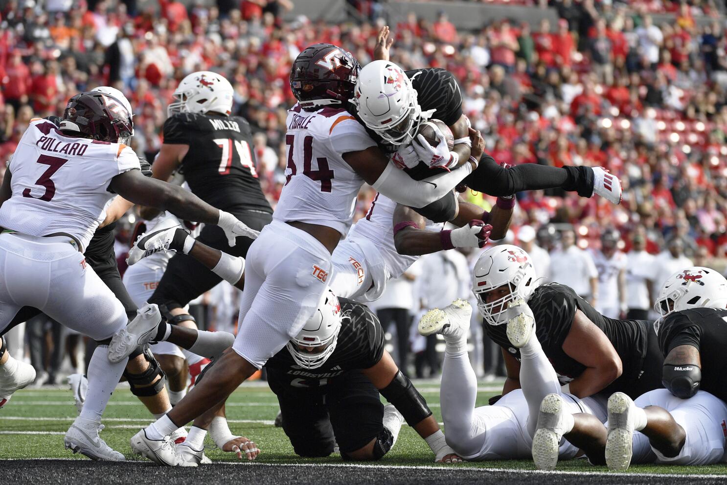 2nd place in ACC on the line as No. 15 Louisville hosts Virginia Tech - The  San Diego Union-Tribune