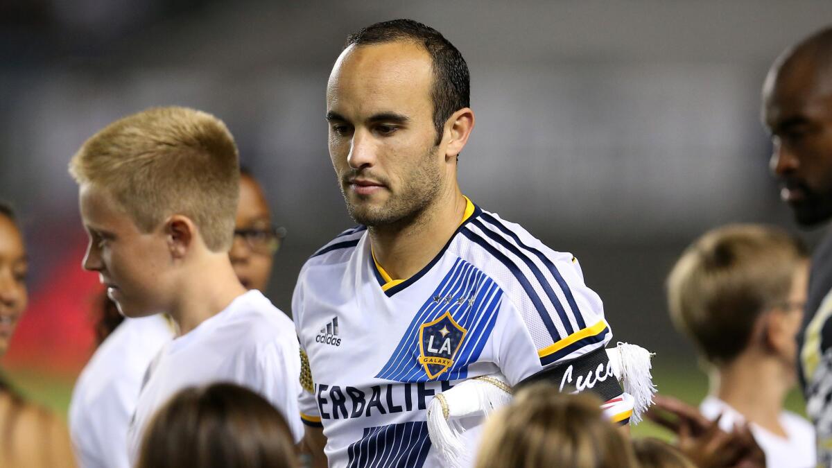 Landon Donovan and the Galaxy will play at Montreal on Wednesday.