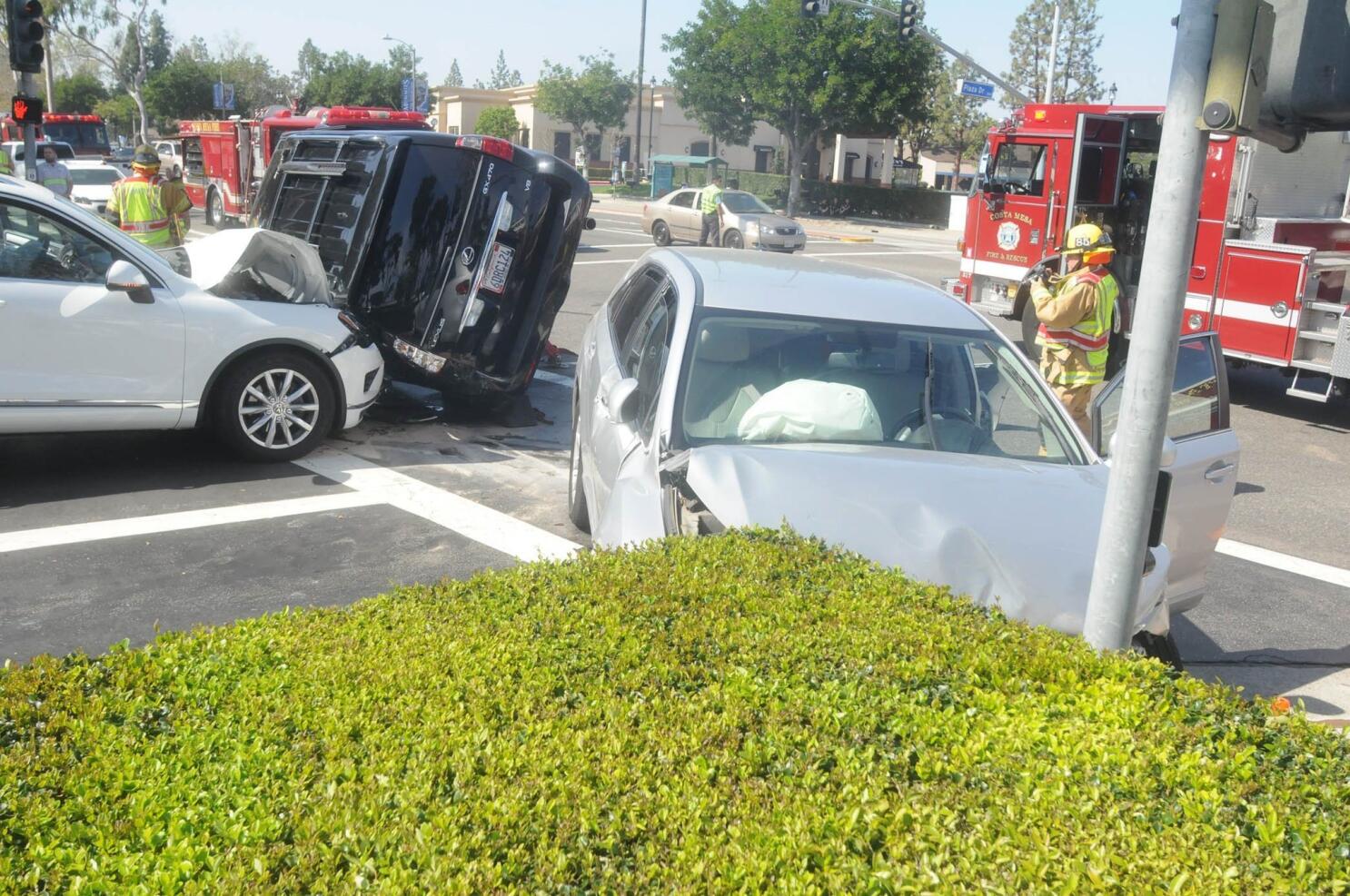 Photos: Car driven through South Coast Plaza – Orange County Register
