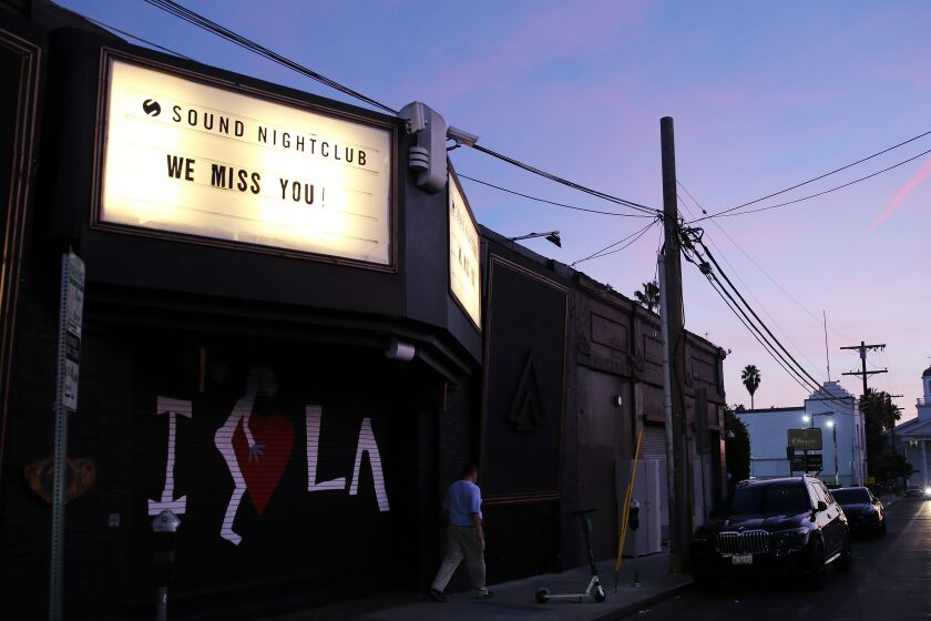 Hollywood’s Sound nightclub on December 6. 
