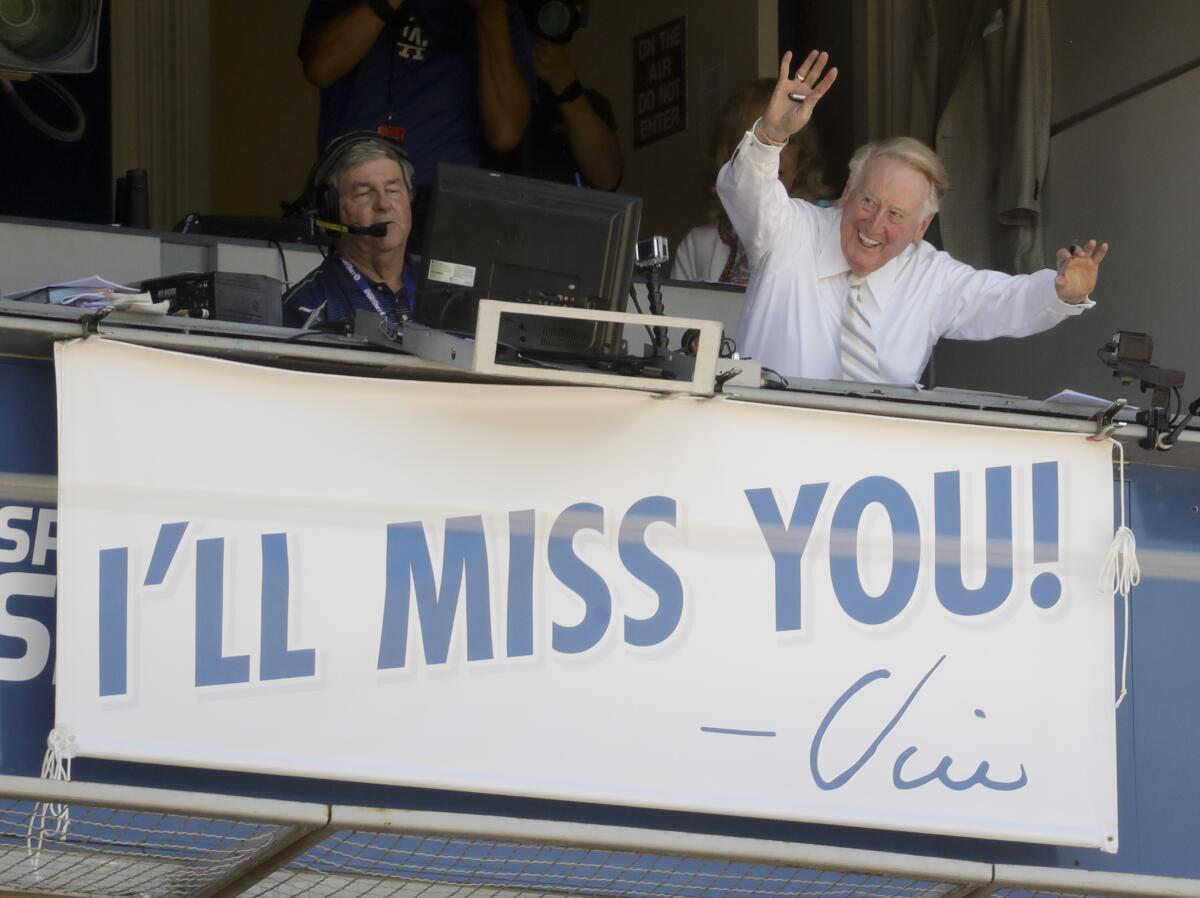 Memories of 1950s Vin Scully photos on my living room floor - Los Angeles  Times