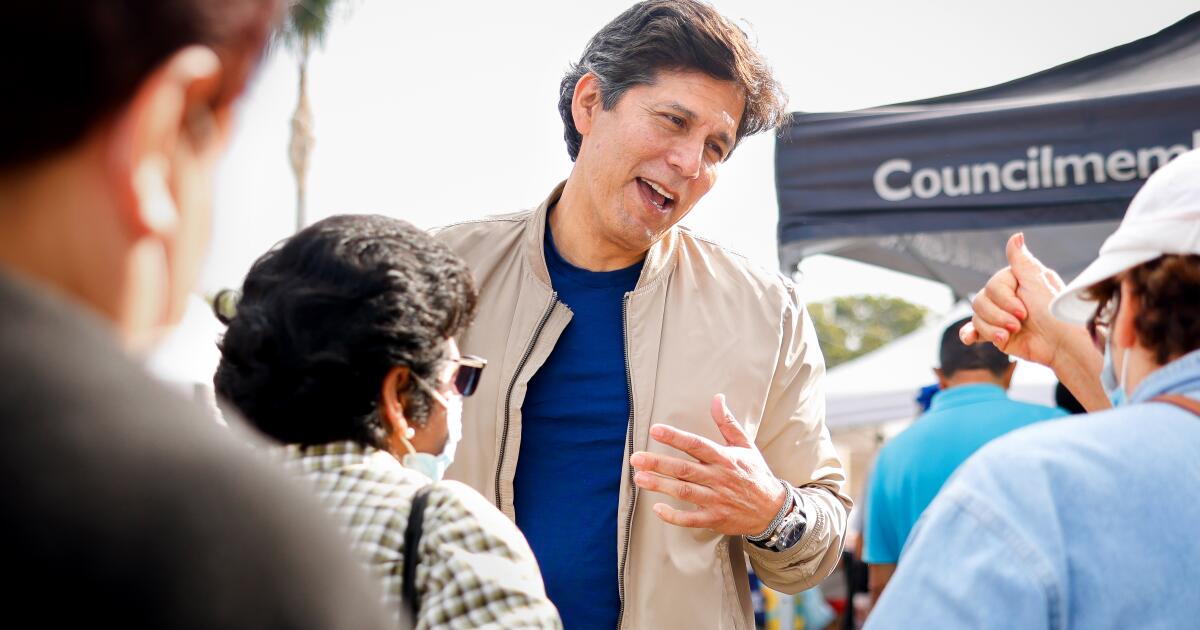 Kevin de León’s assistant was involved in the “F— the police” controversy. Kevin de León’s assistant was involved in the “F— the police” controversy.