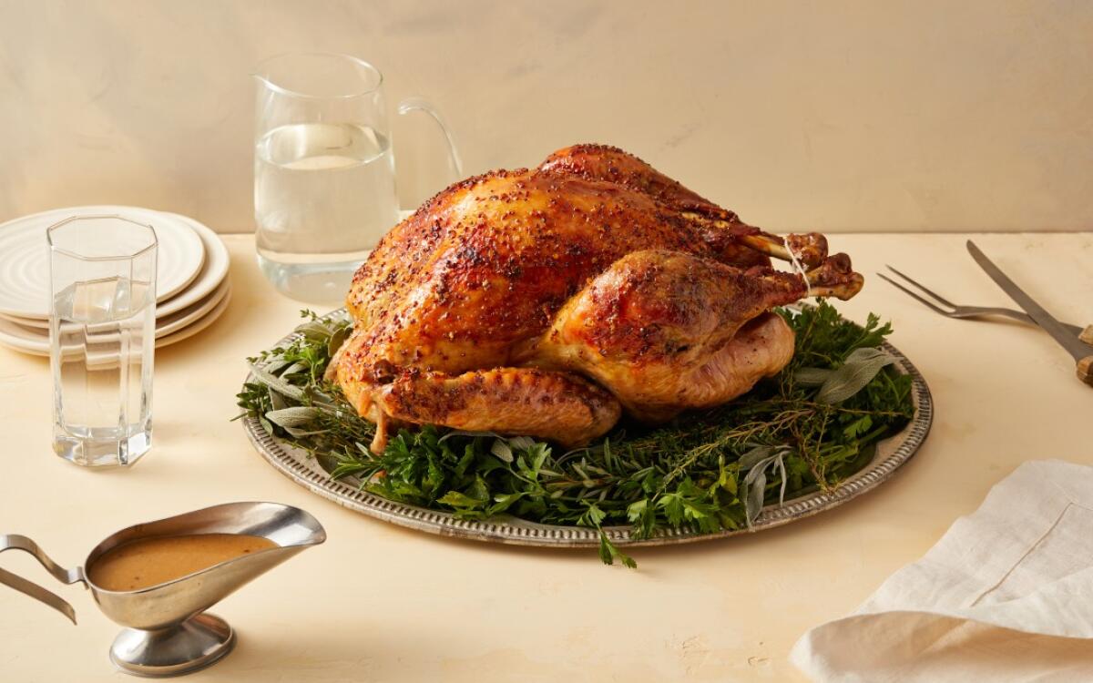 Low and Slow Roast Turkey With Maple-Mustard Glaze