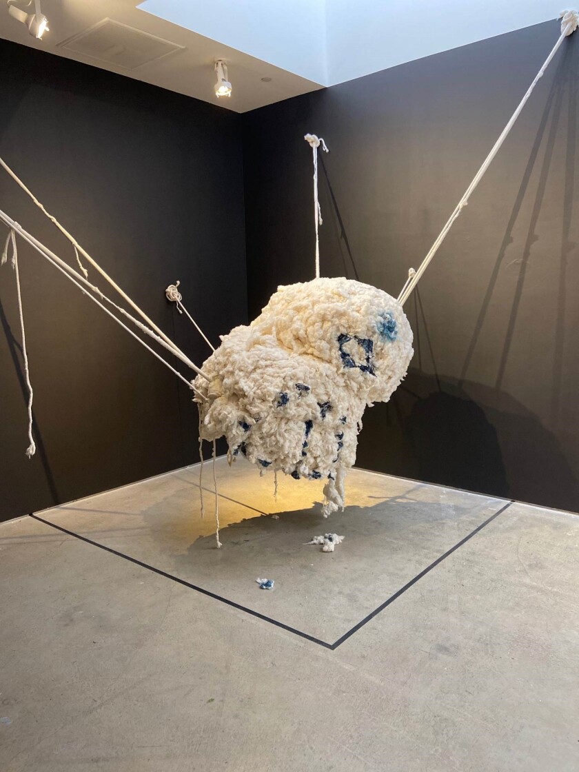 "Al Zahab al Abiad/Kane Siti (white gold/grandmas treasure)" by artist Yasmine K. Kasem.