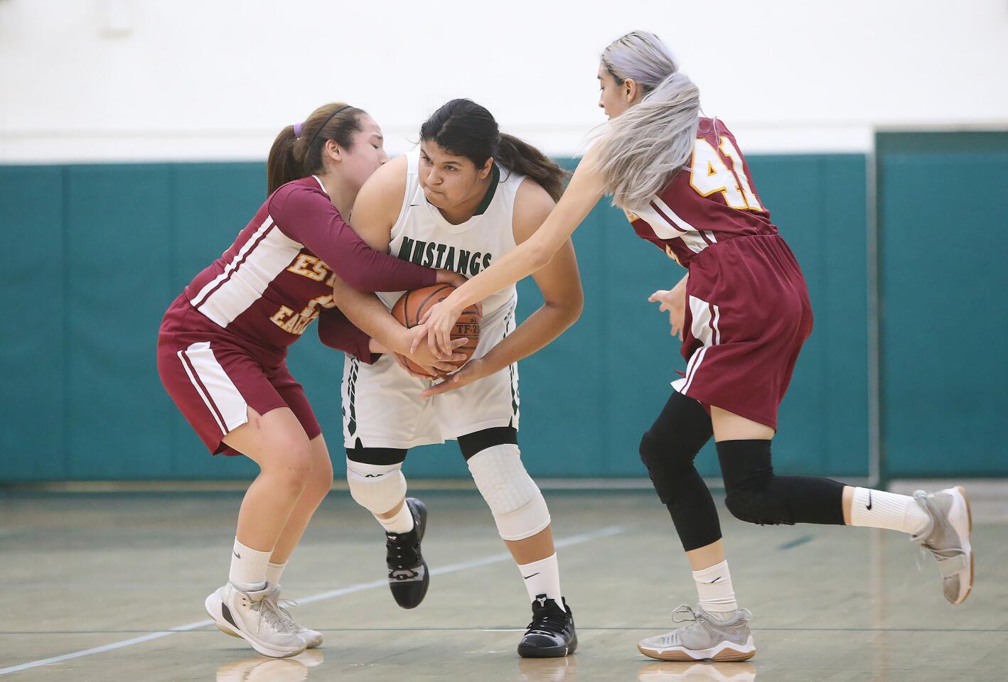 Photo Gallery: Estancia vs. Costa Mesa in girls’ basketball