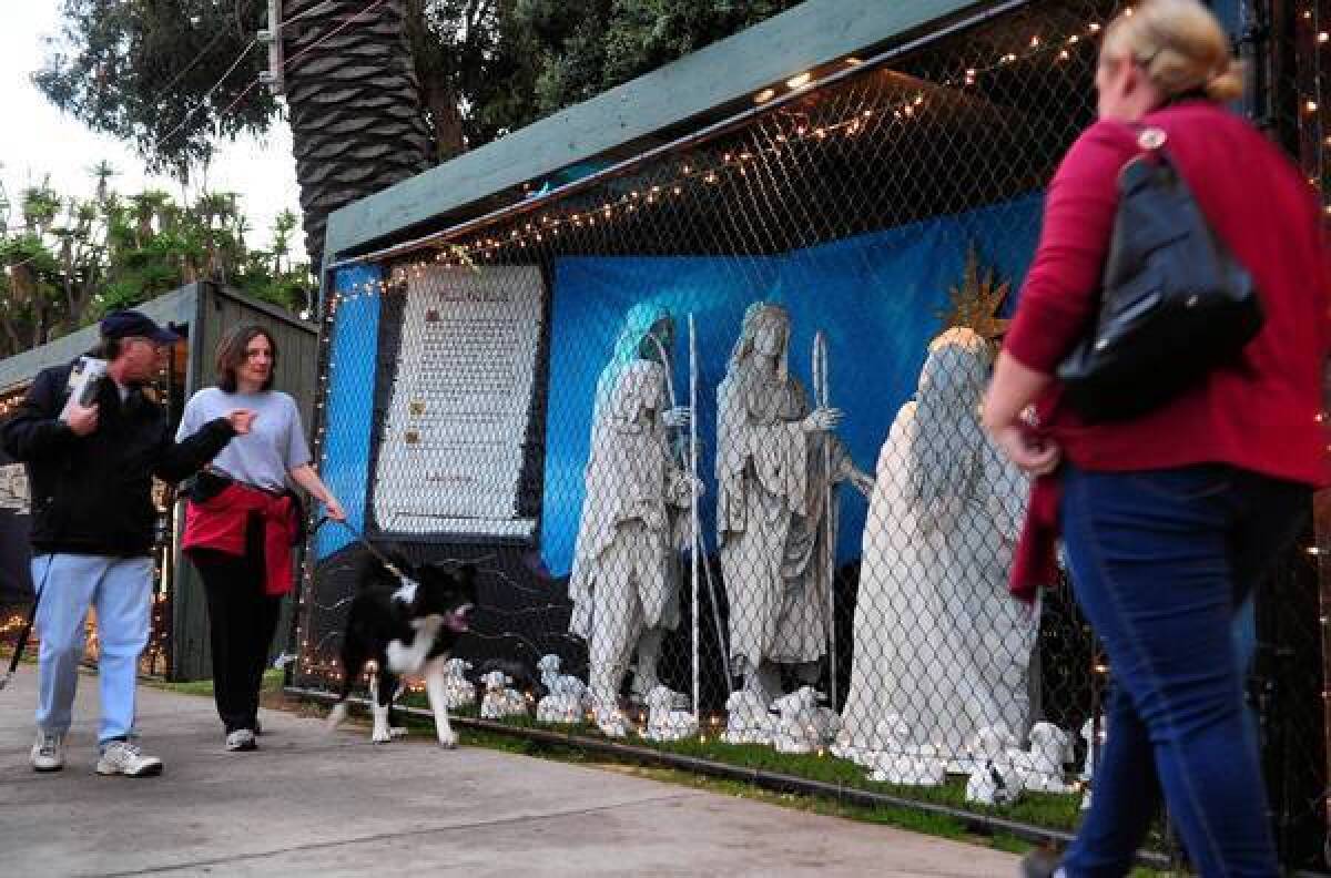 Santa Monica decided to do away with its tradition of allowing Nativity scenes in Palisades Park.