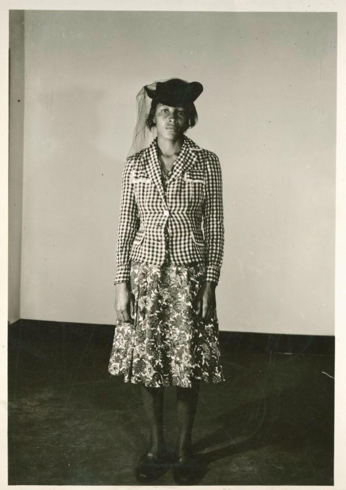 A photograph of Recy Taylor featured in the movie "The Rape of Recy Taylor."