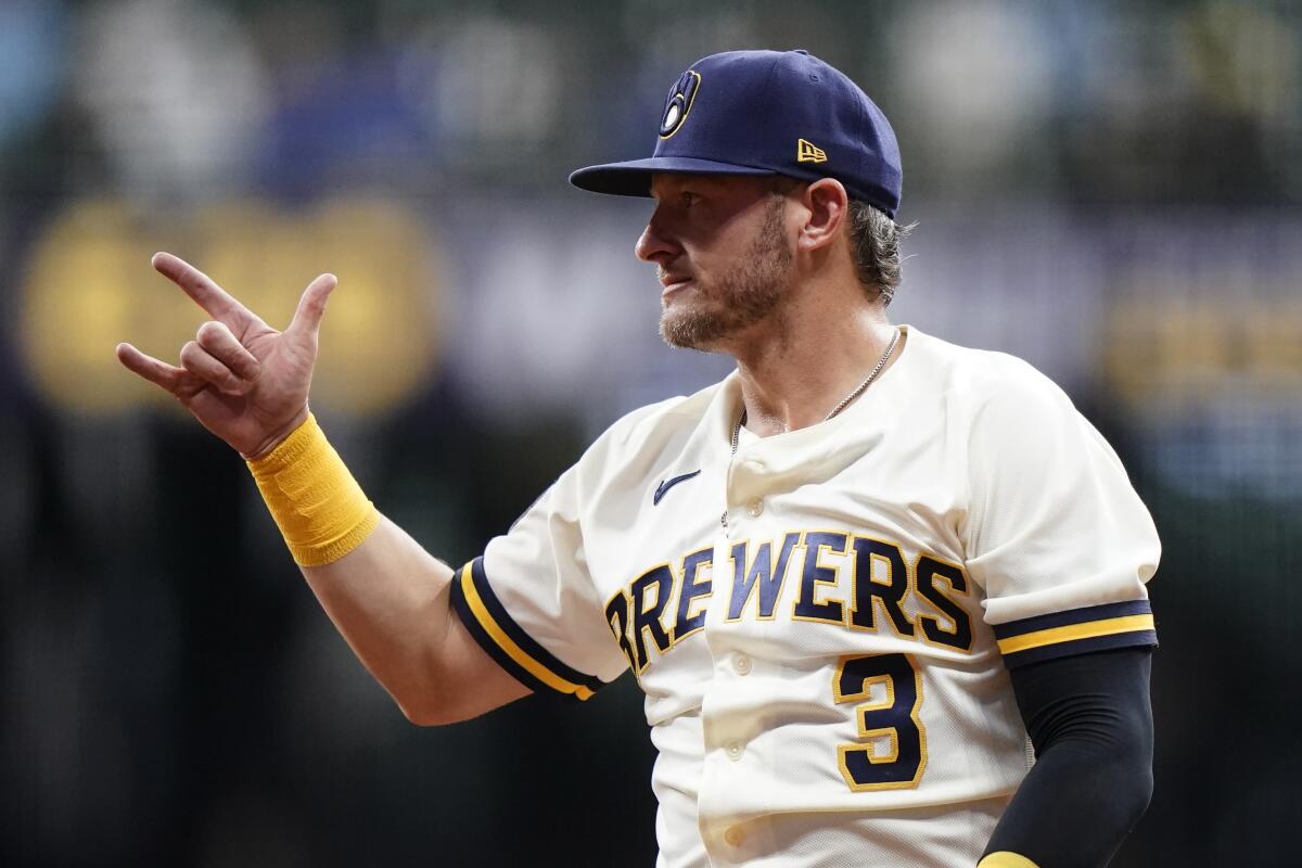 Former MVP Josh Donaldson back in majors after Brewers call him up - The  San Diego Union-Tribune