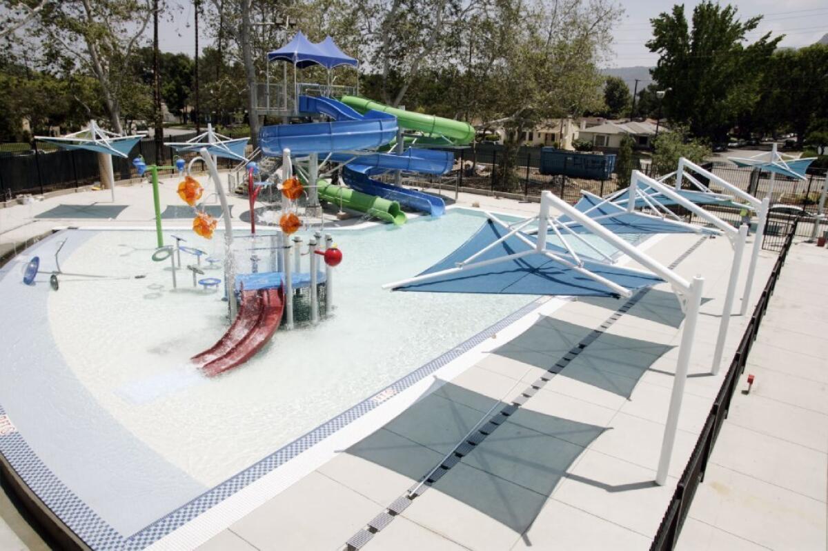 The Verdugo Aquatic Center was remodeled to include an Olympic-size pool and an activity area with slides.