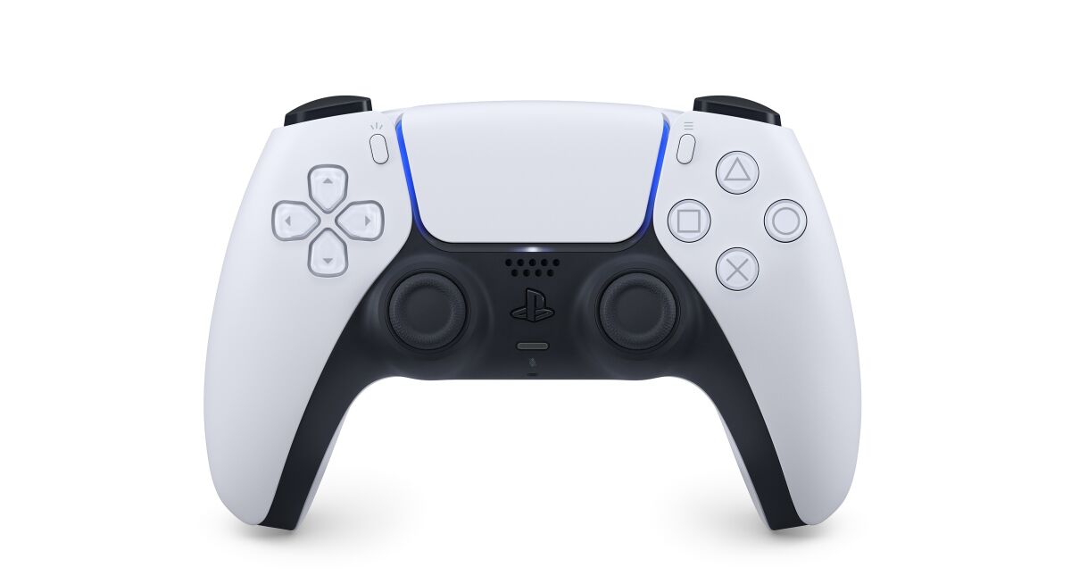 A controller for the PlayStation 5.