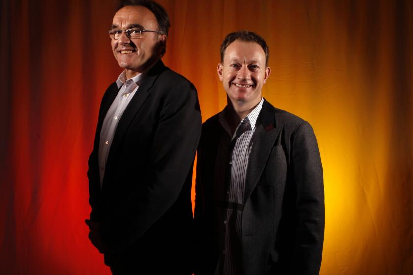 Director Danny Boyle, left, and writer Simon Beaufoy's in 2010 photo. The pair are re-teaming for FX's Getty family saga "Trust."