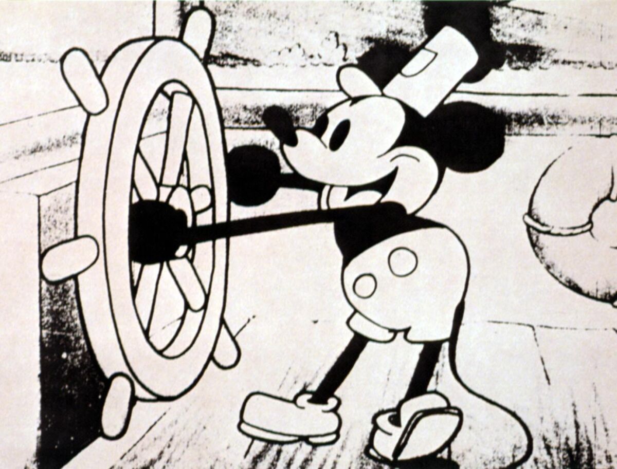 Steamboat Willie, Mickey Mouse, 1928. 
