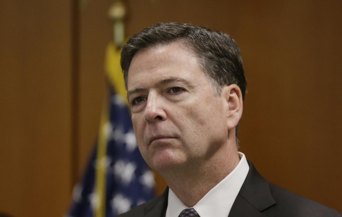 FBI Director James Comey, seen Tuesday.