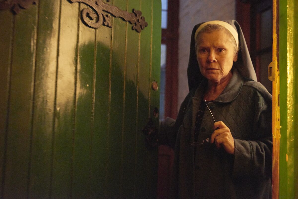 Imelda Staunton in the movie "Amulet."