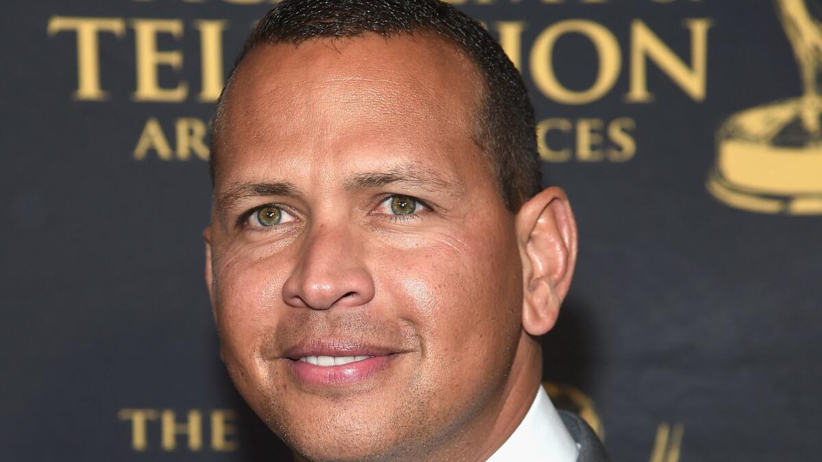 Alex Rodriguez attends the Sports Emmy Awards on May 9 in New York City.