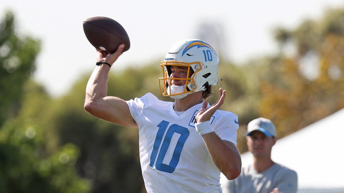 Photos: Chargers training camp gets into full gear in Costa Mesa