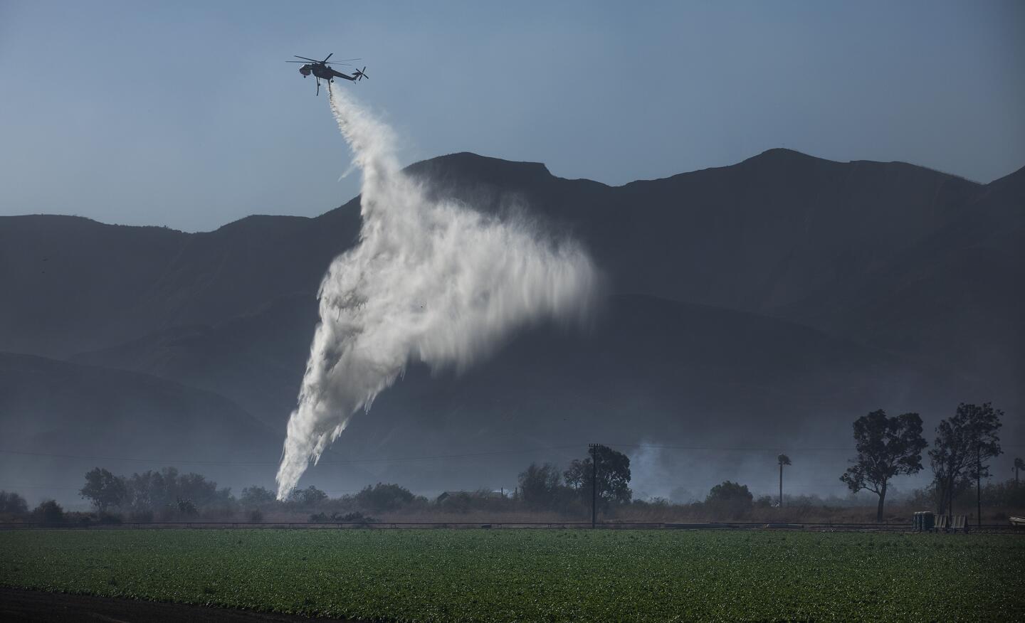 Maria fire in Ventura County