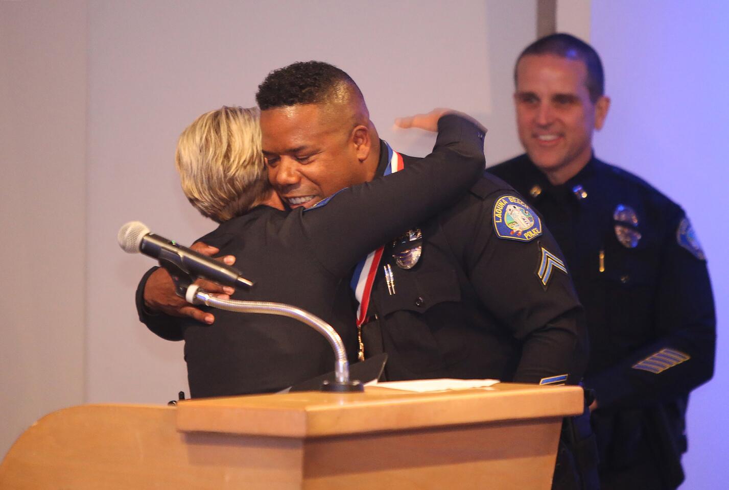 Laguna Beach PD Biennial Awards Banquet hosted by the exhange club.