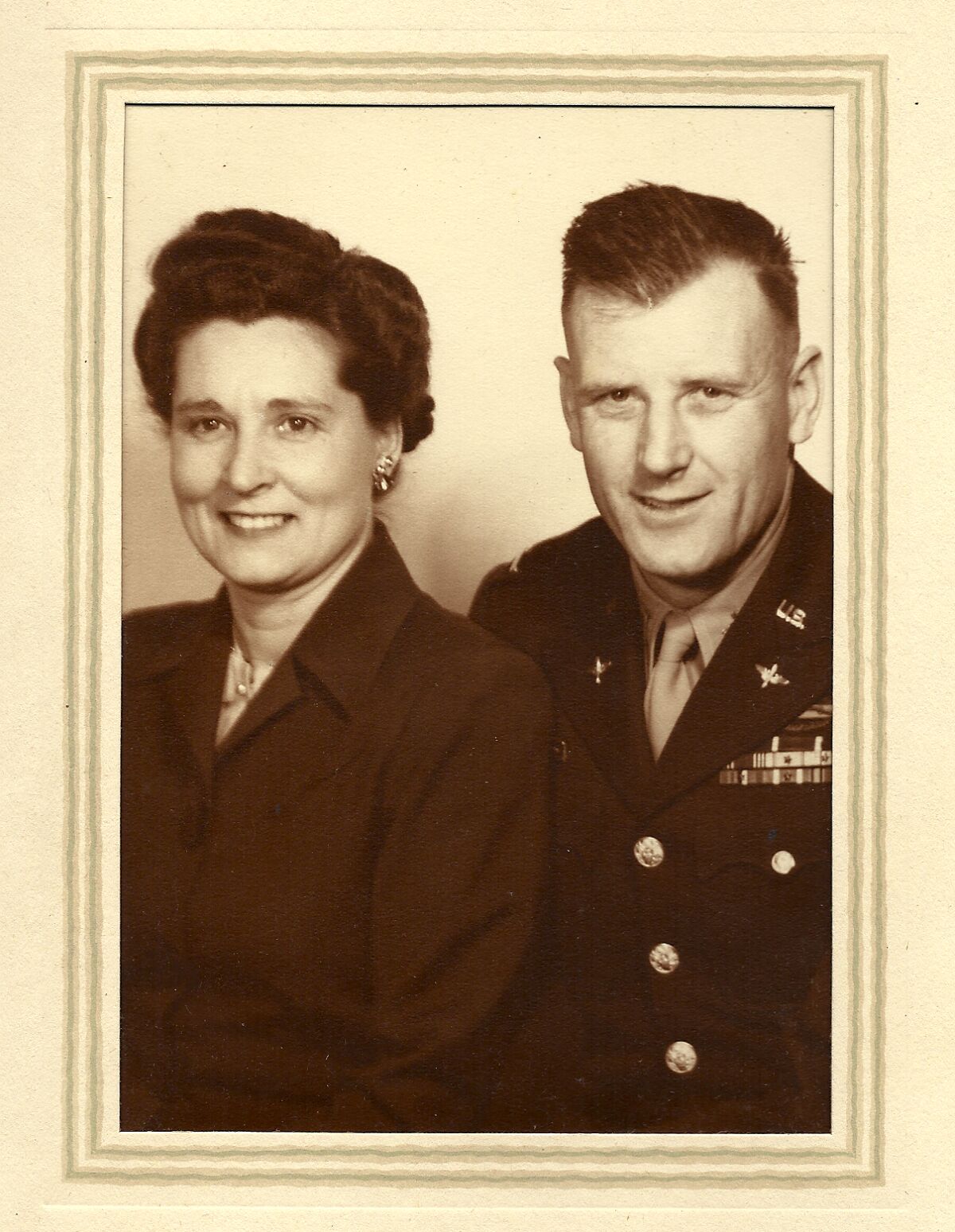 Portrait of Florence and Bill Montgomery.
