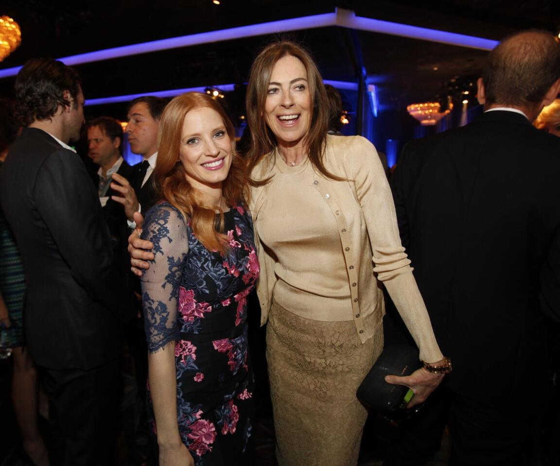 Jessica Chastain and Kathryn Bigelow