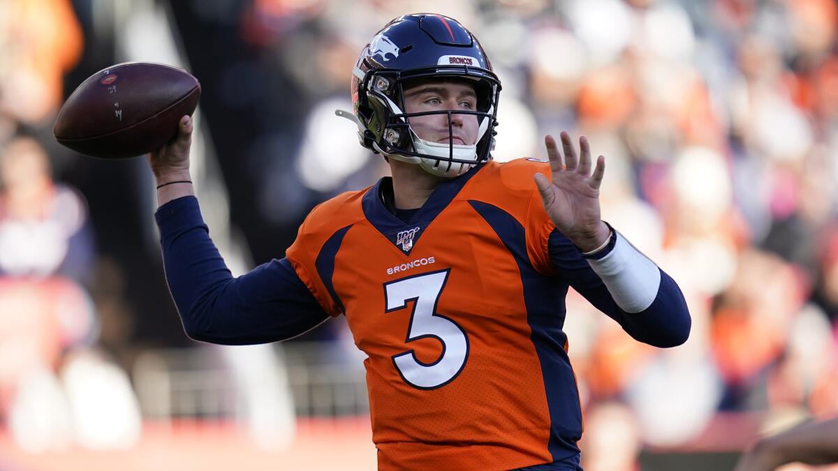 Report: Broncos Rookie QB Drew Lock to Make 1st Career NFL Start vs.  Chargers, News, Scores, Highlights, Stats, and Rumors