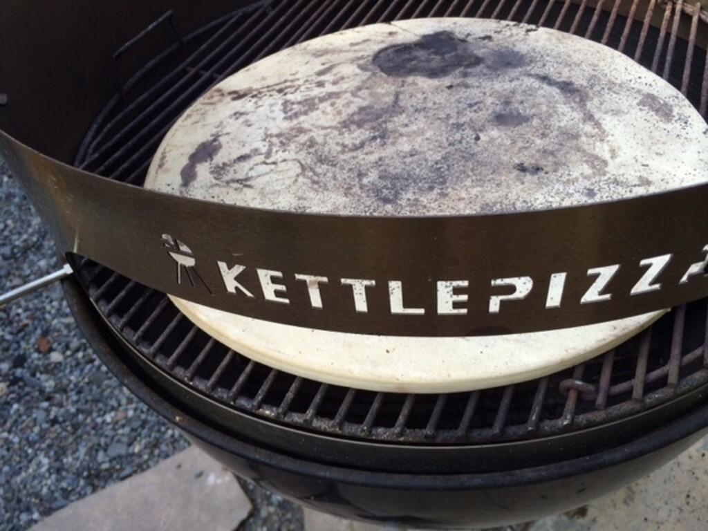 Position the pizza stone near the front of the grill for better circulation.